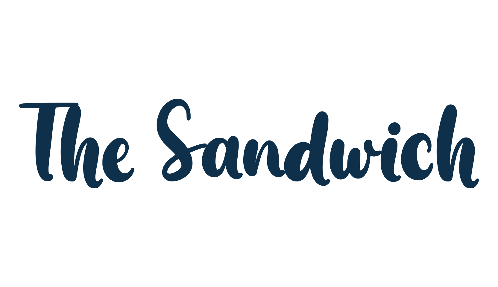 The Sandwich, fancy decorative font preview