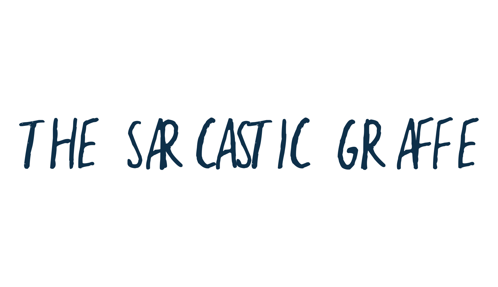 The Sarcastic Giraffe, cartoon font preview