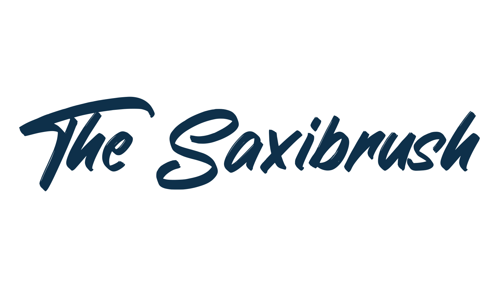 The Saxibrush, script brush fancy decorative calligraphy font preview
