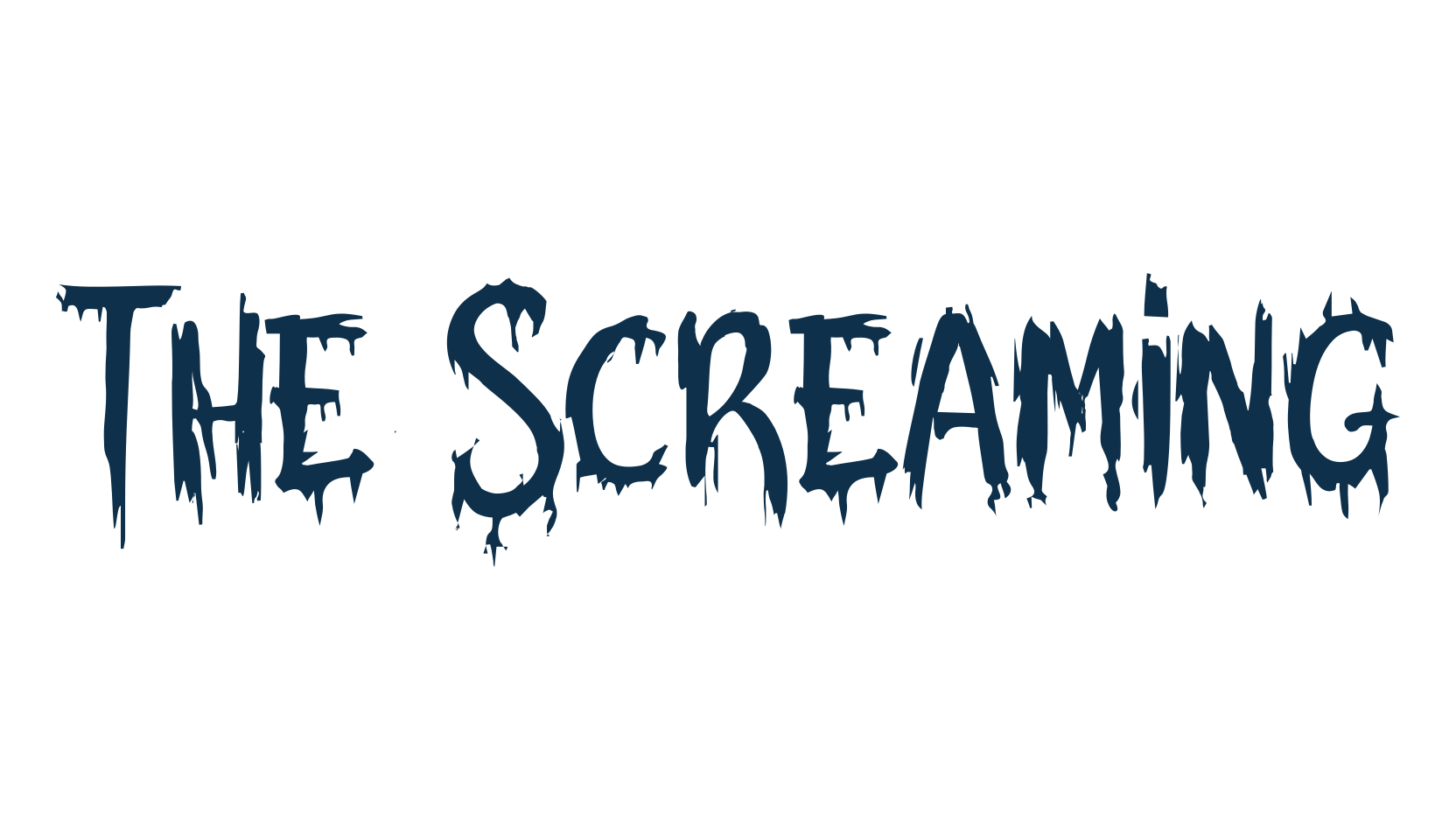 The Screaming, holiday halloween fancy decorative horror font preview