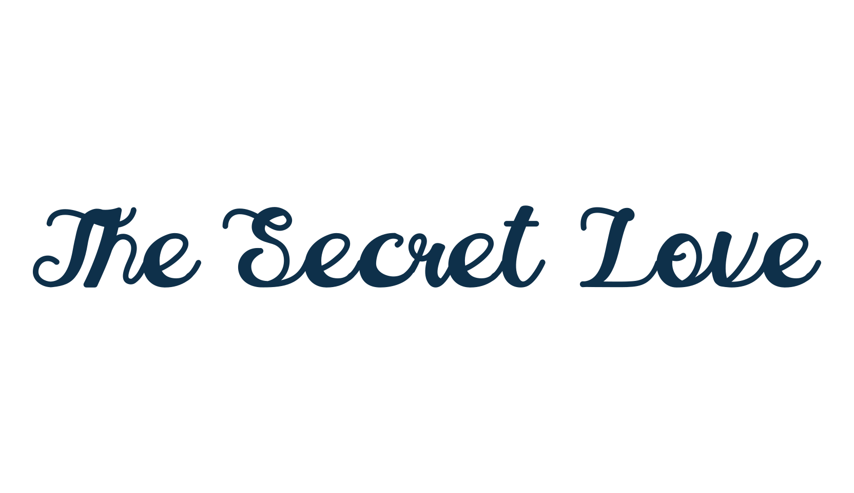 The Secret Love, various font preview