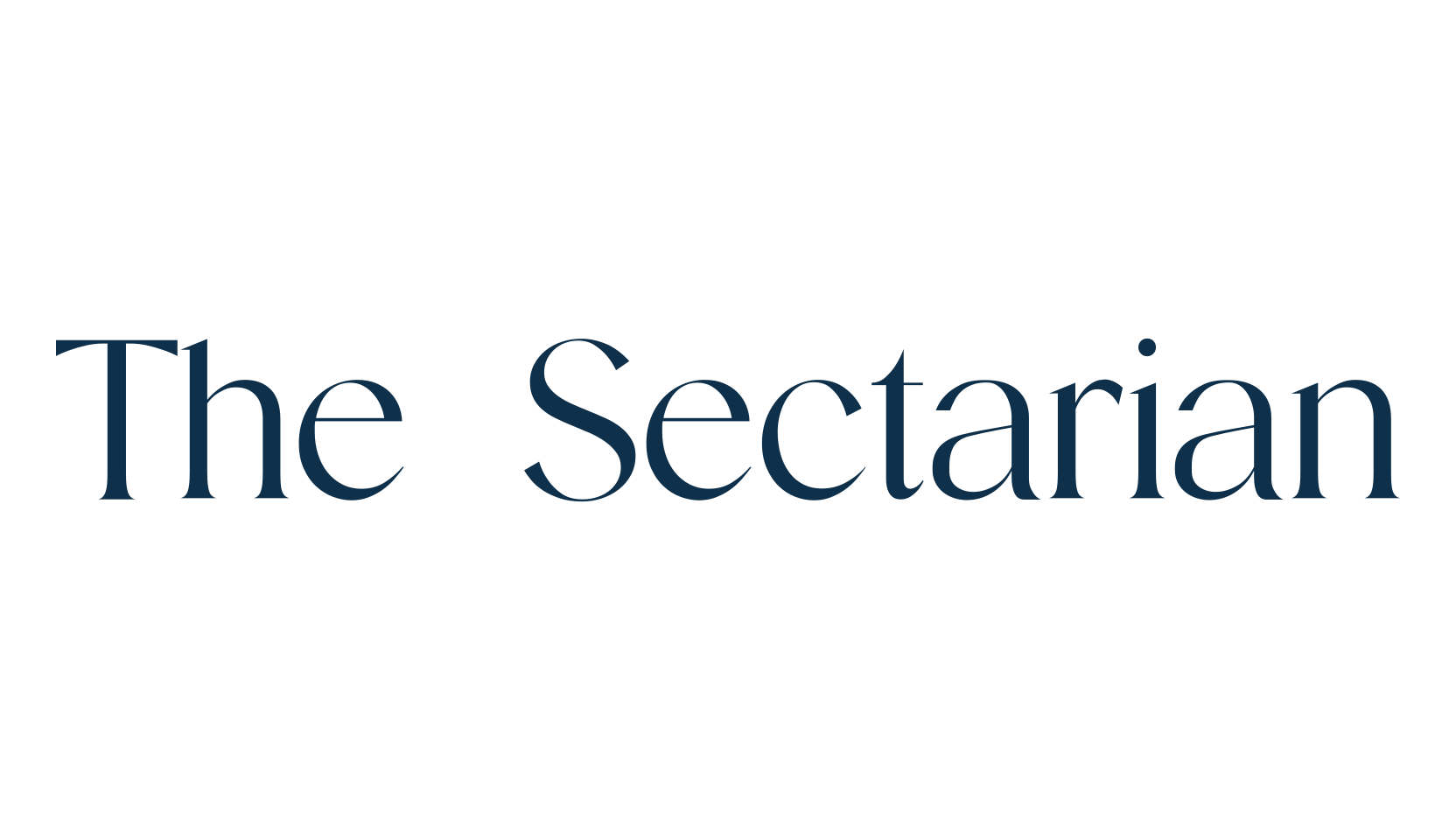 The Sectarian, basic serif font preview
