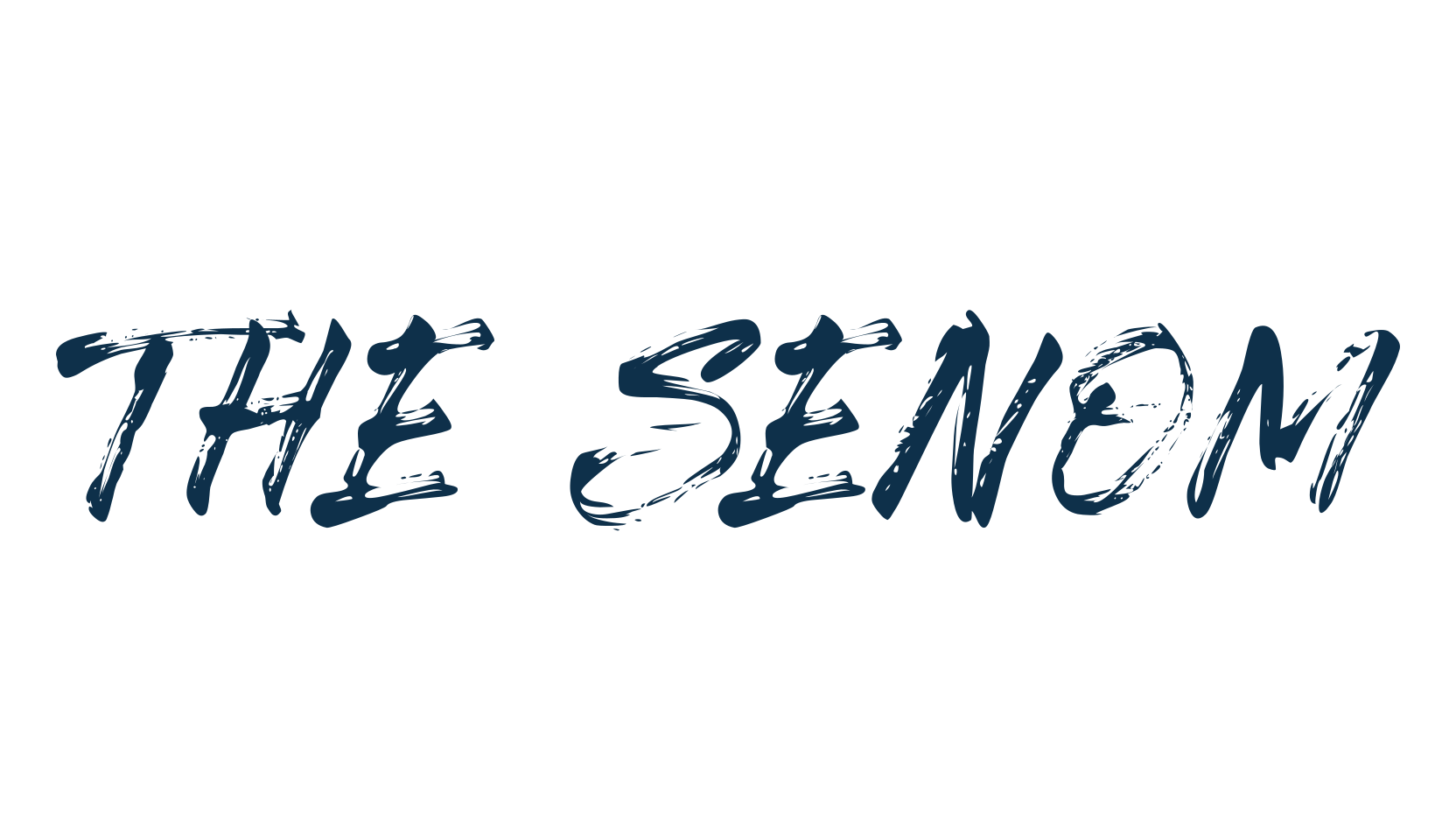 The Senom, script brush fancy decorative calligraphy font preview