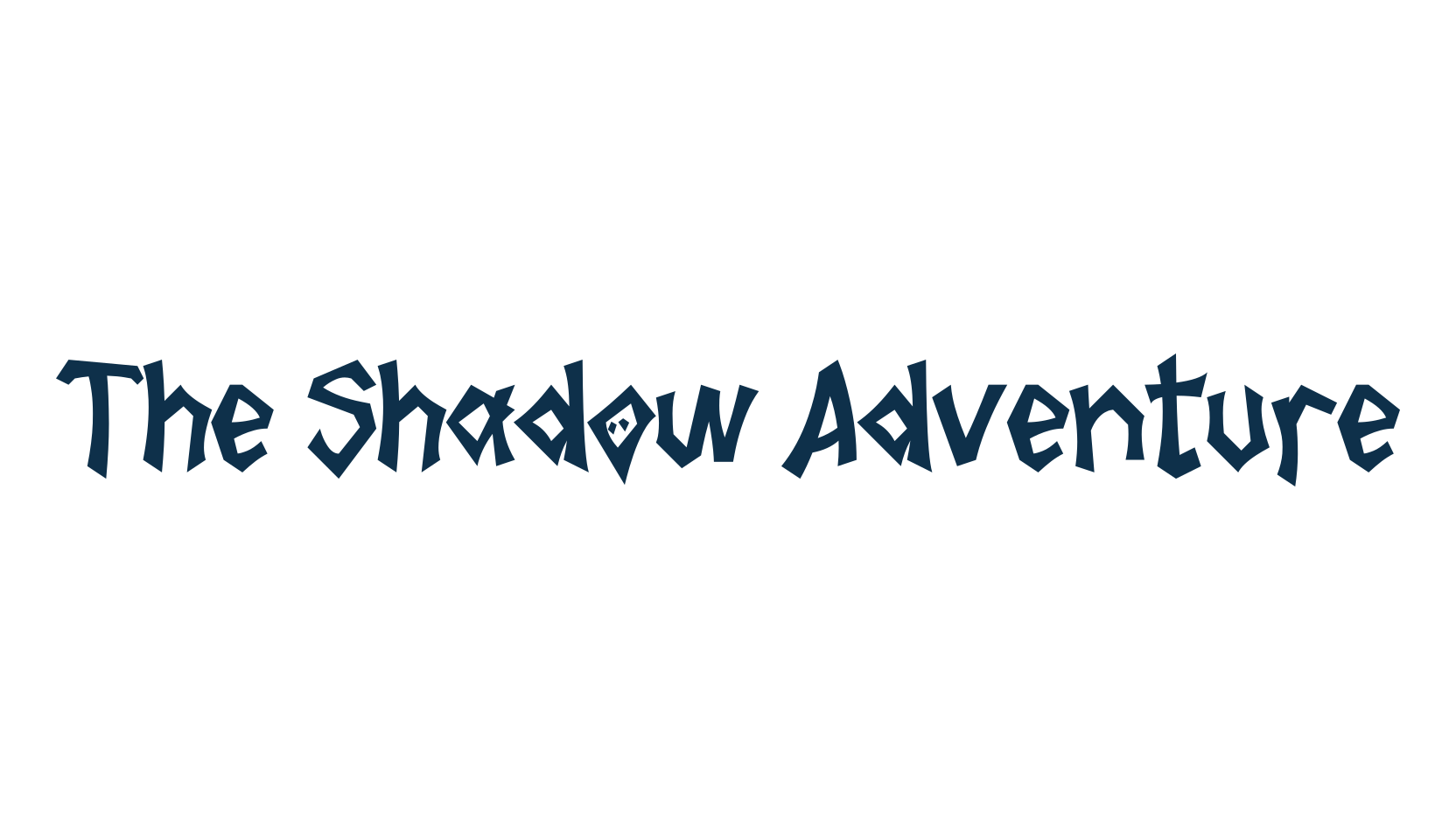The Shadow Adventure, fancy decorative font preview