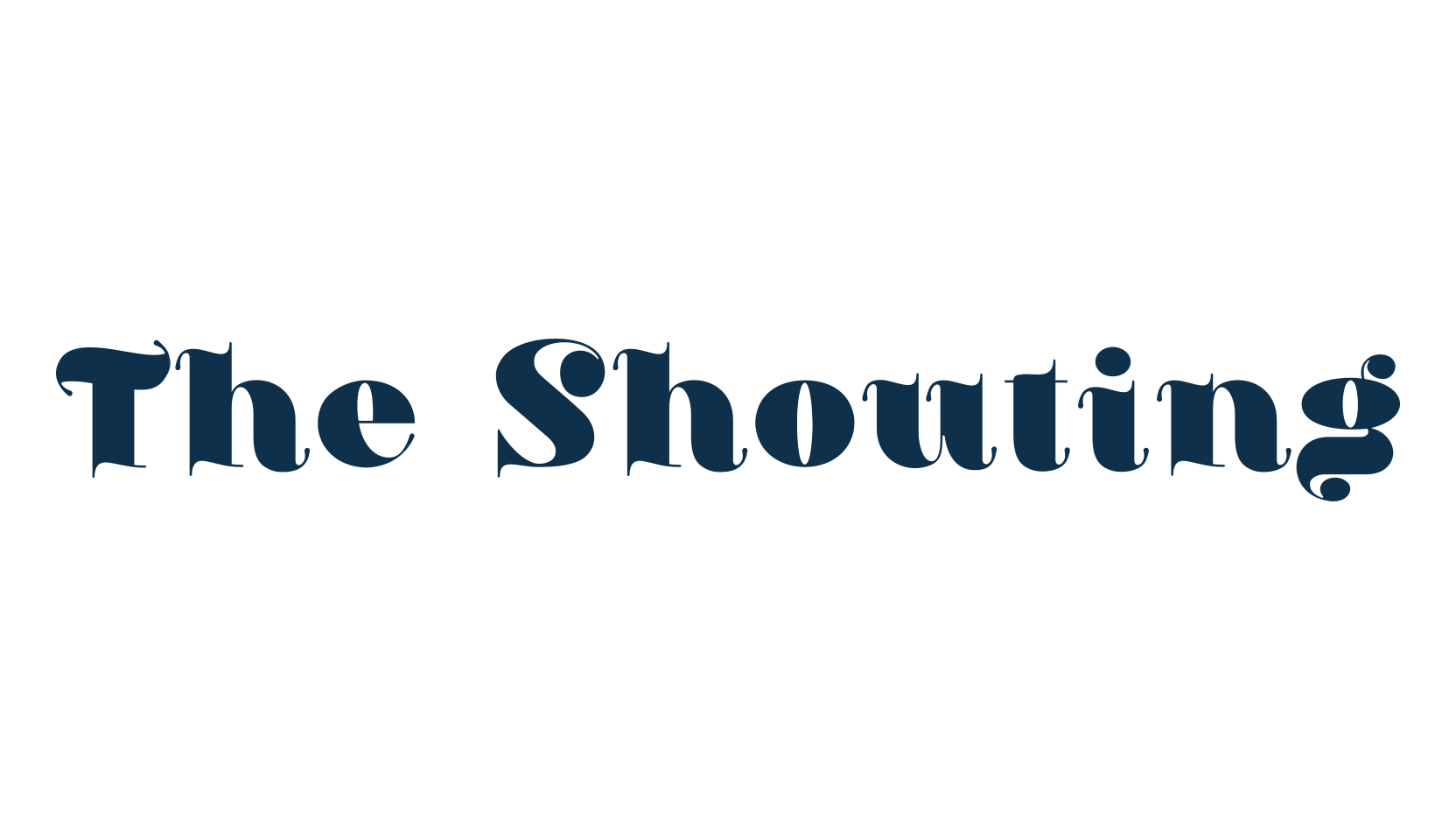 The Shouting, various font preview