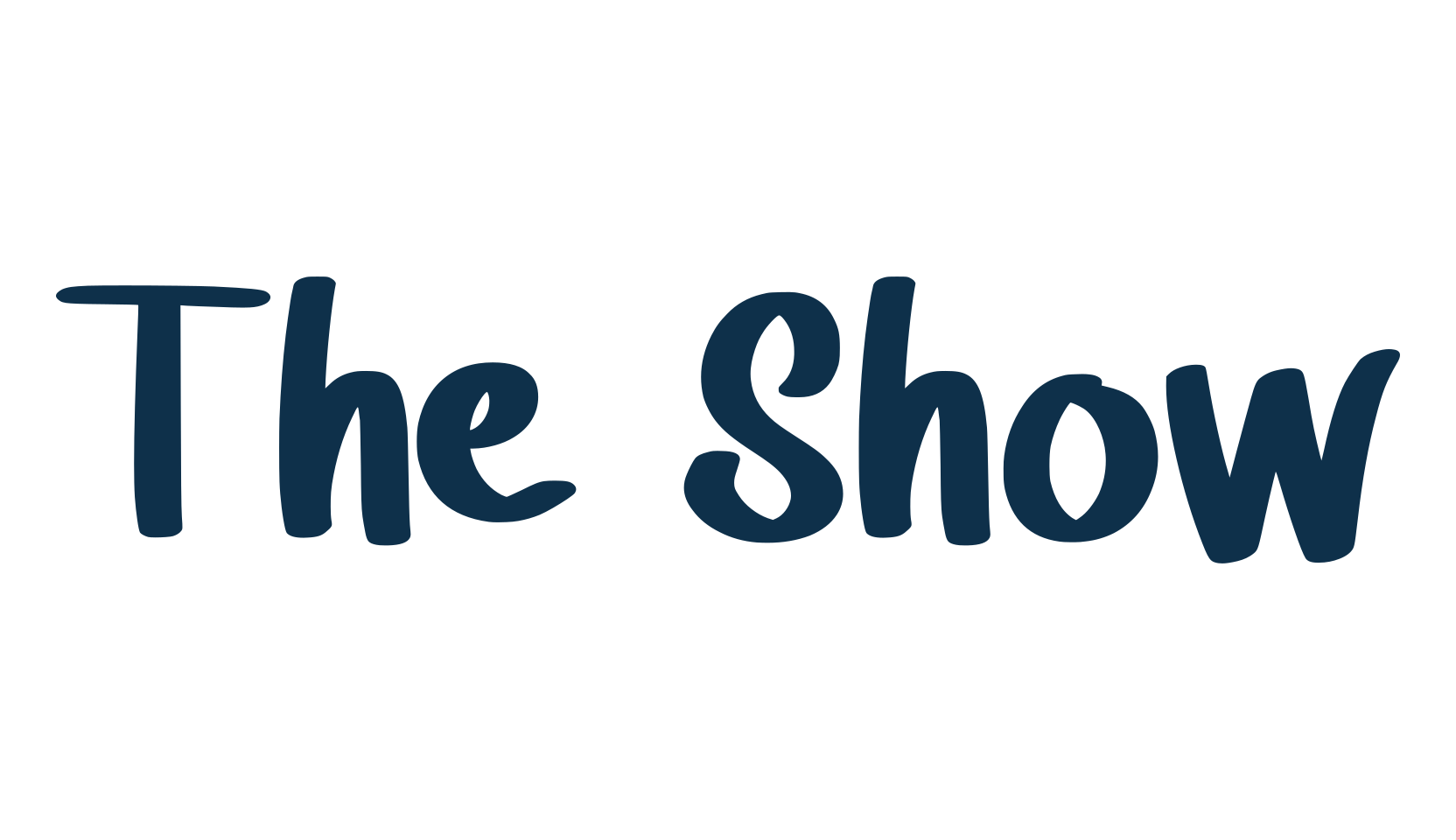 The Show, fancy cartoon decorative comic font preview