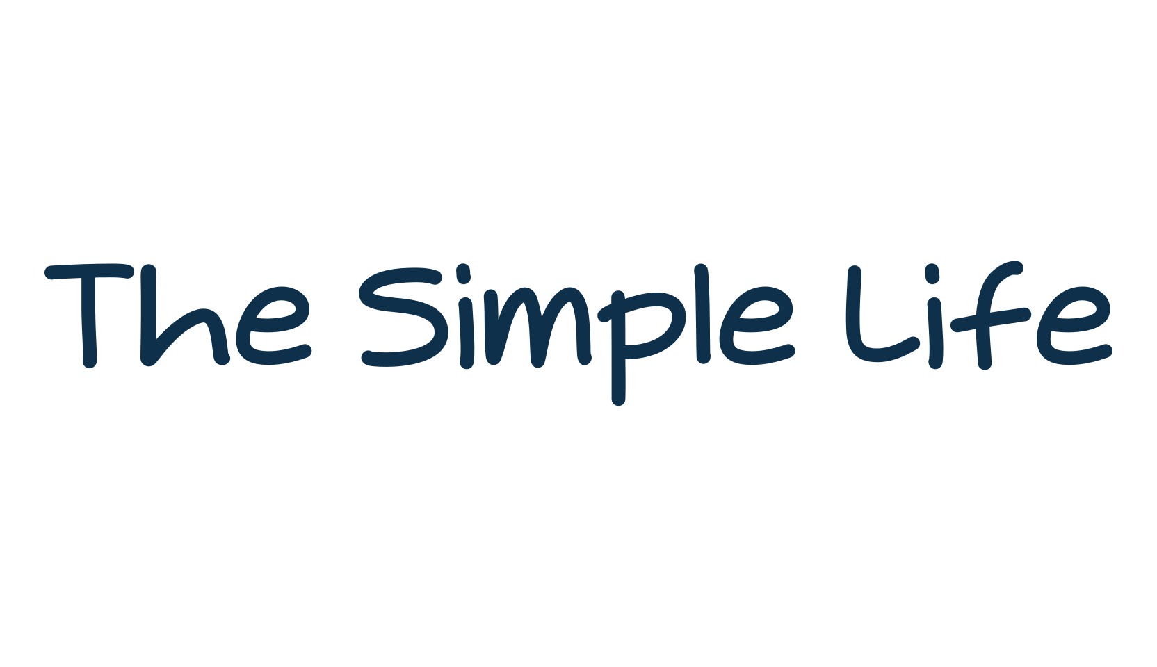 The Simple Life, script handwritten fancy decorative calligraphy font preview