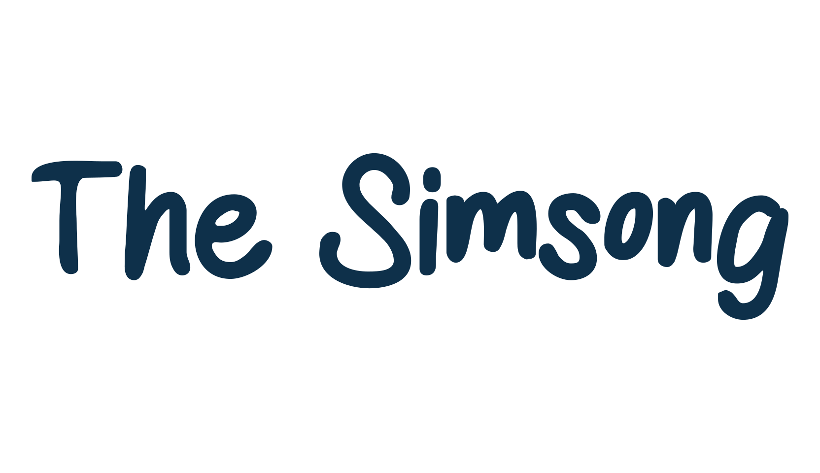 The Simsong, script handwritten fancy decorative calligraphy font preview