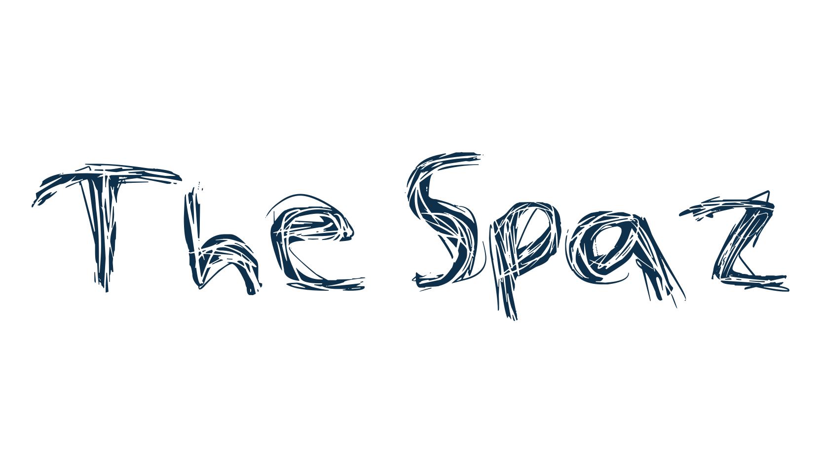 The Spaz, trash font preview