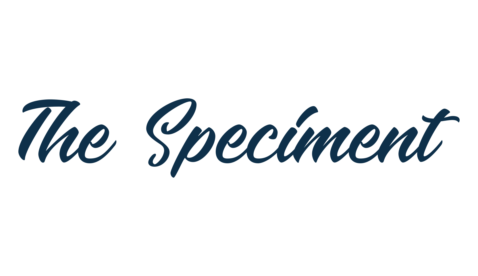 The Speciment, various font preview