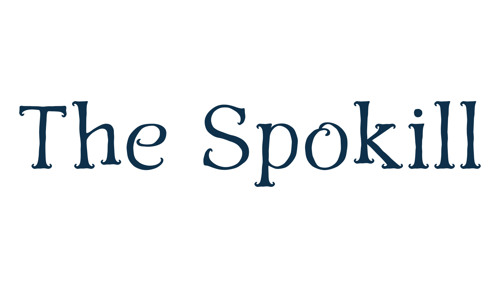 The Spokill, fancy decorative font preview