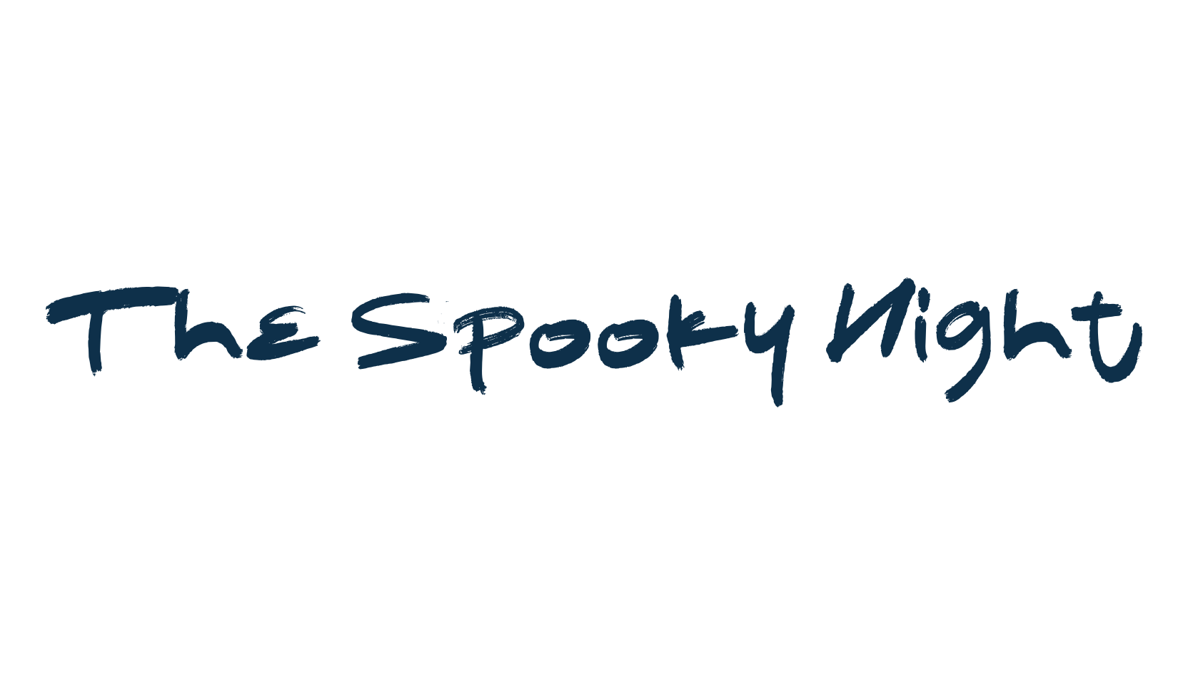 The Spooky Night, fancy decorative font preview