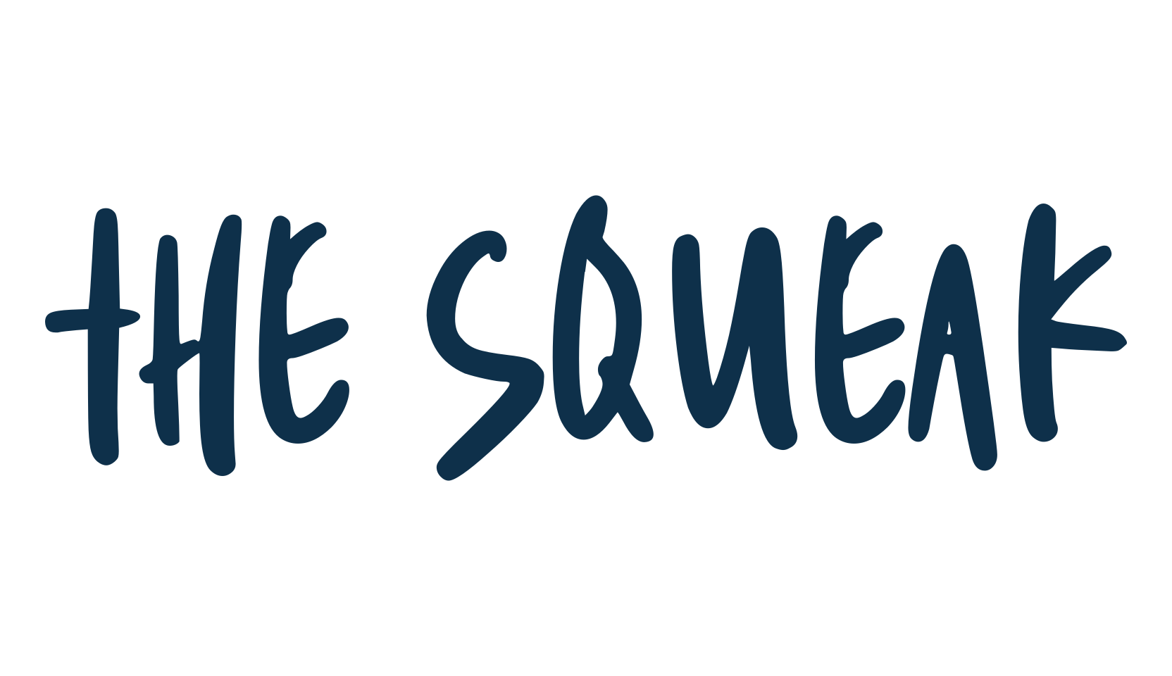 The Squeak, script handwritten fancy decorative calligraphy font preview