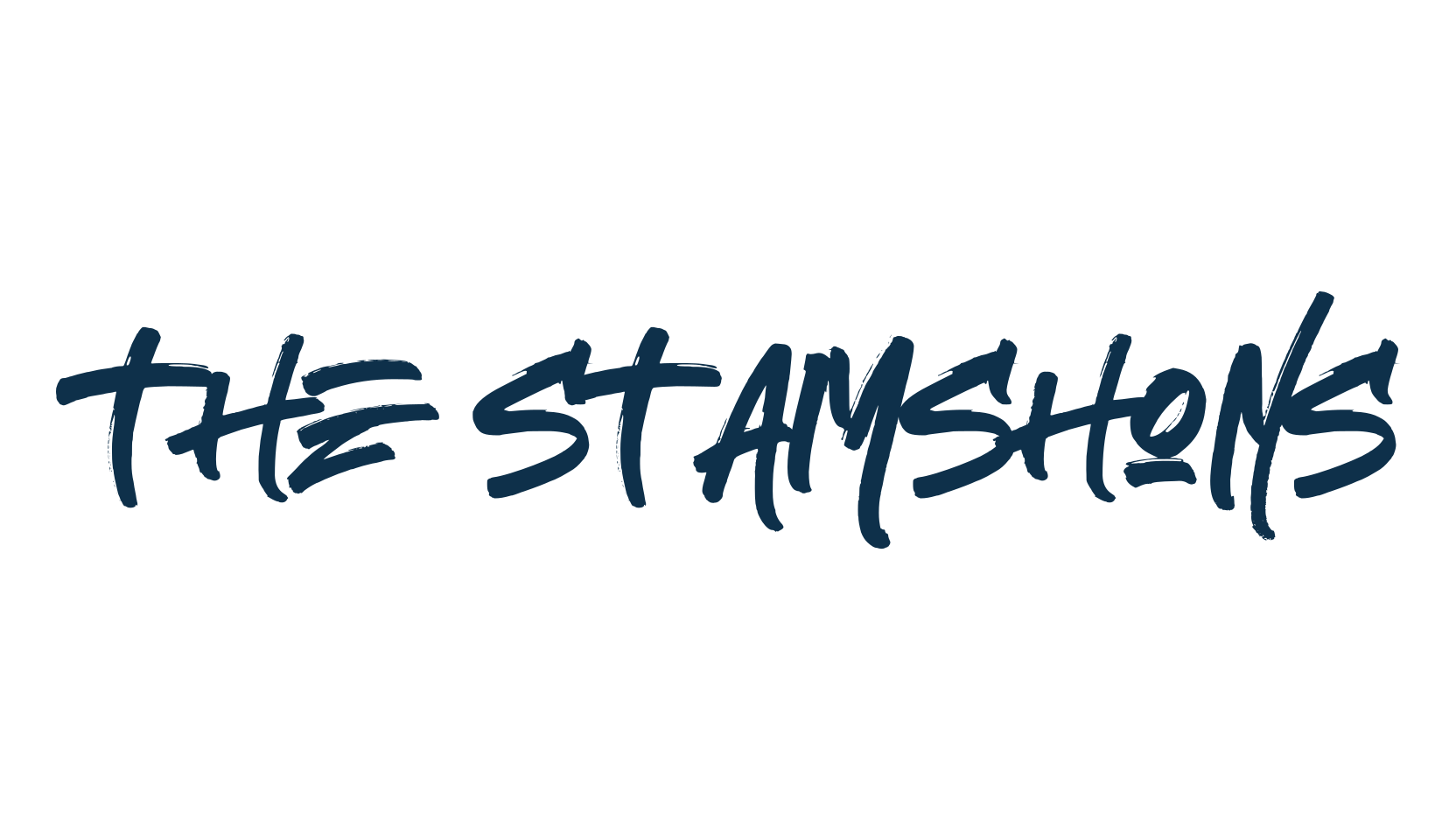 The Stamshons, graffiti font preview
