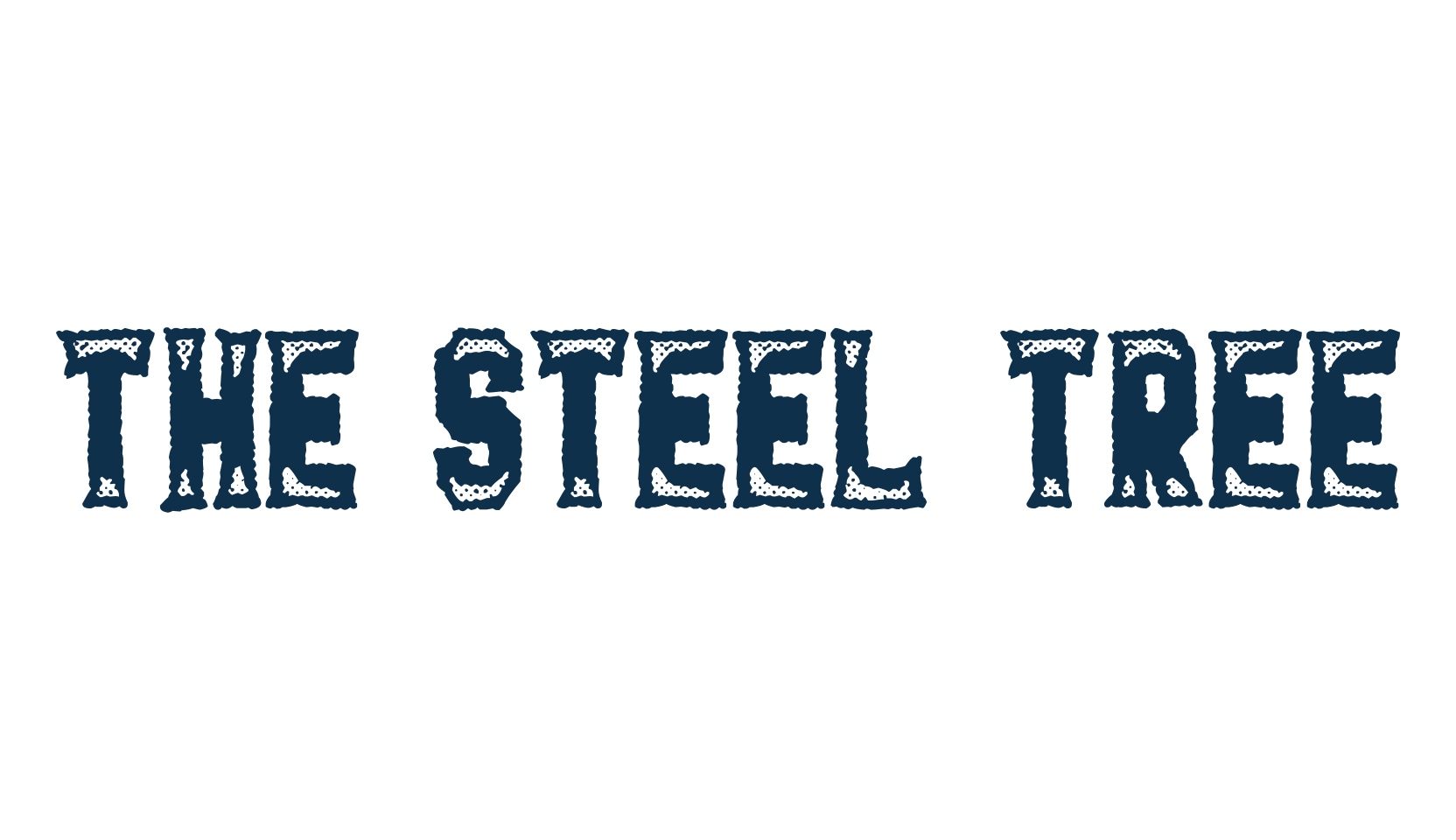 The Steel Tree, fancy decorative font preview