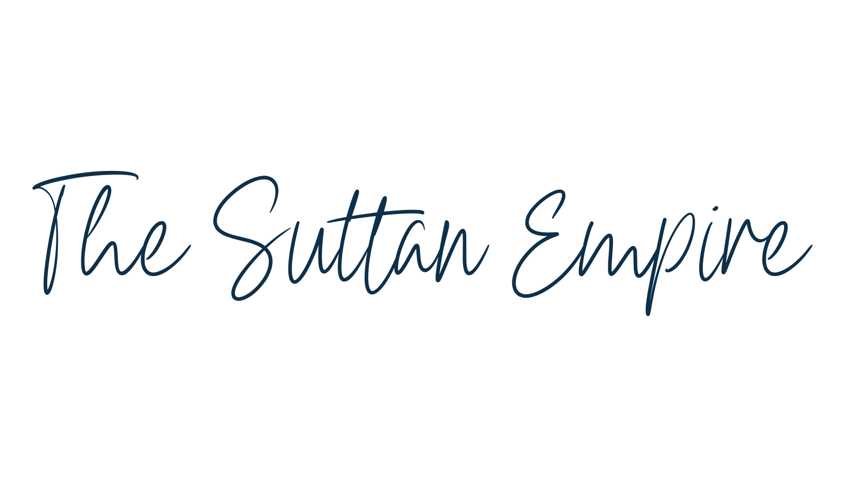 The Sultan Empire, script handwritten fancy decorative calligraphy font preview