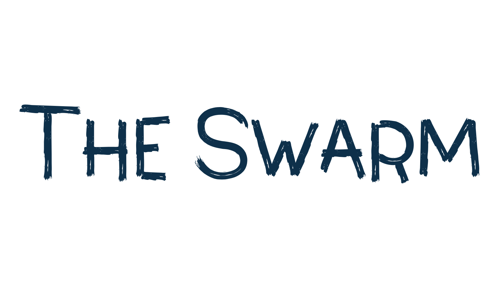 The Swarm, script brush fancy decorative calligraphy font preview