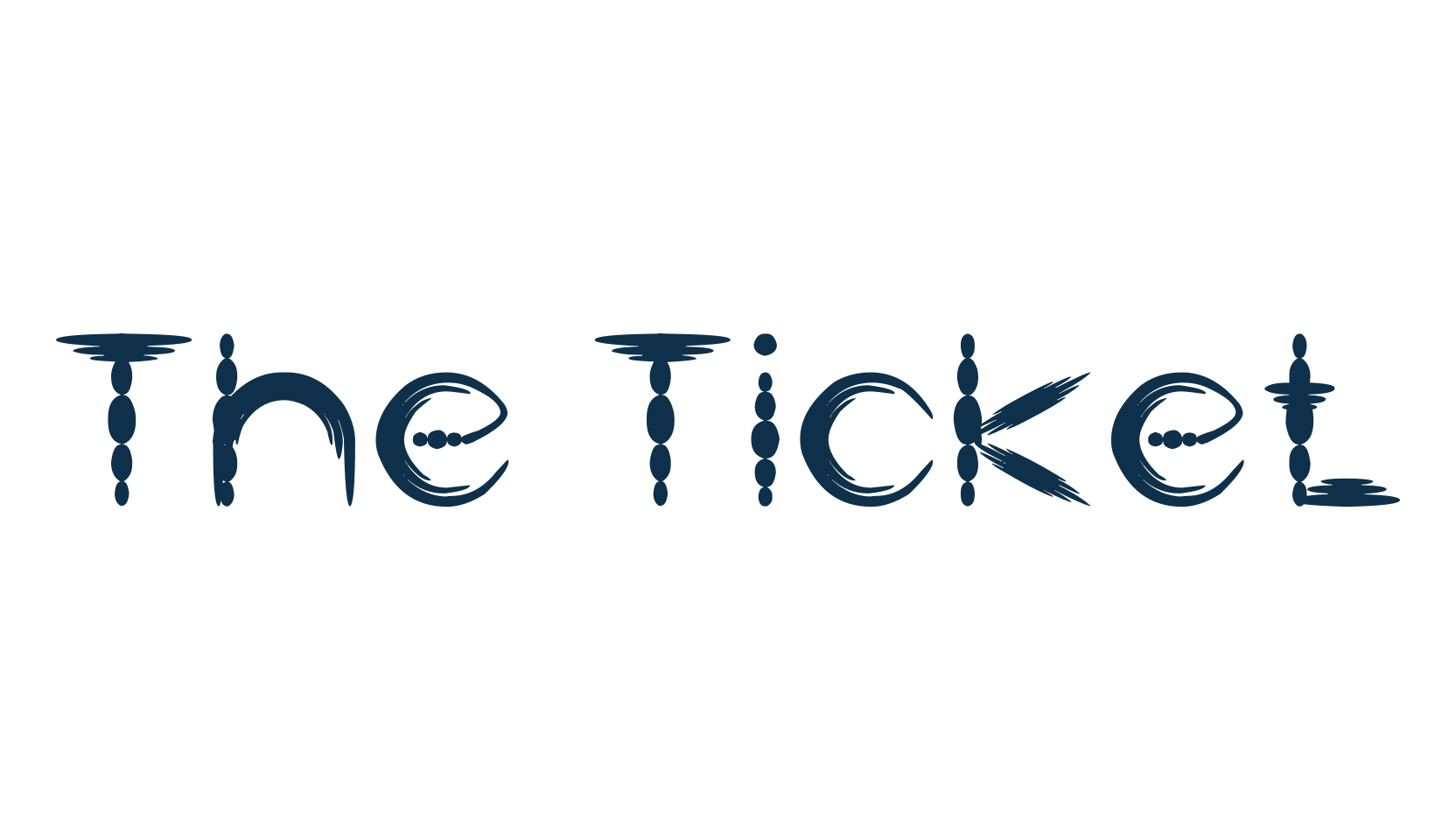 The Ticket, decorative font preview