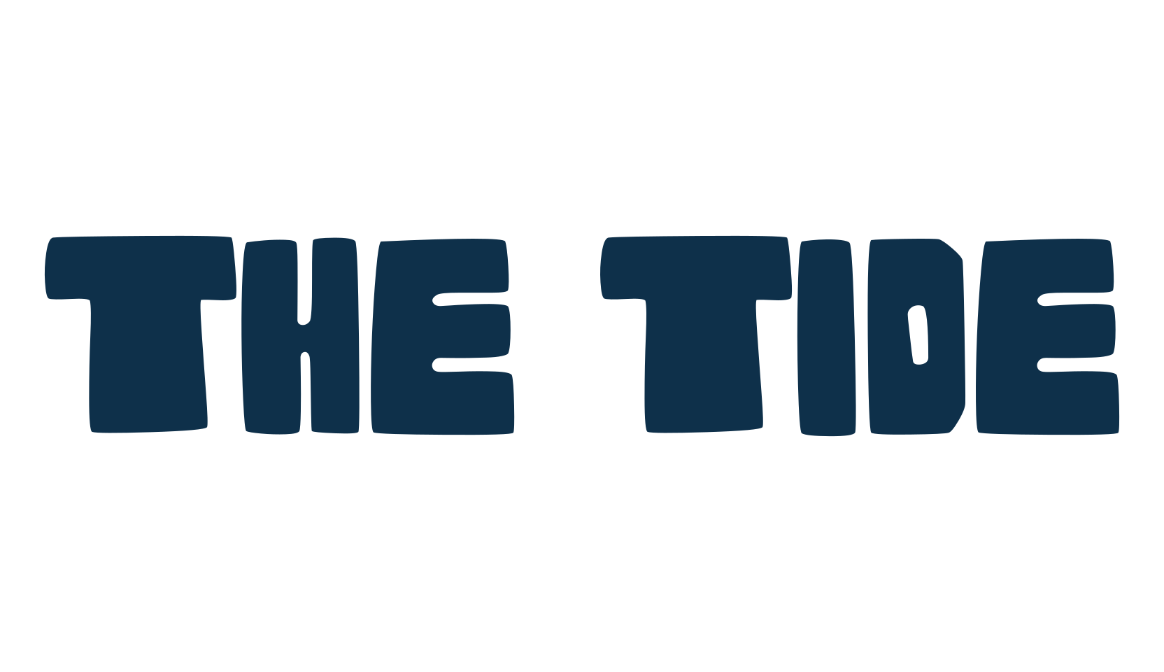 The Tide, fancy various decorative font preview