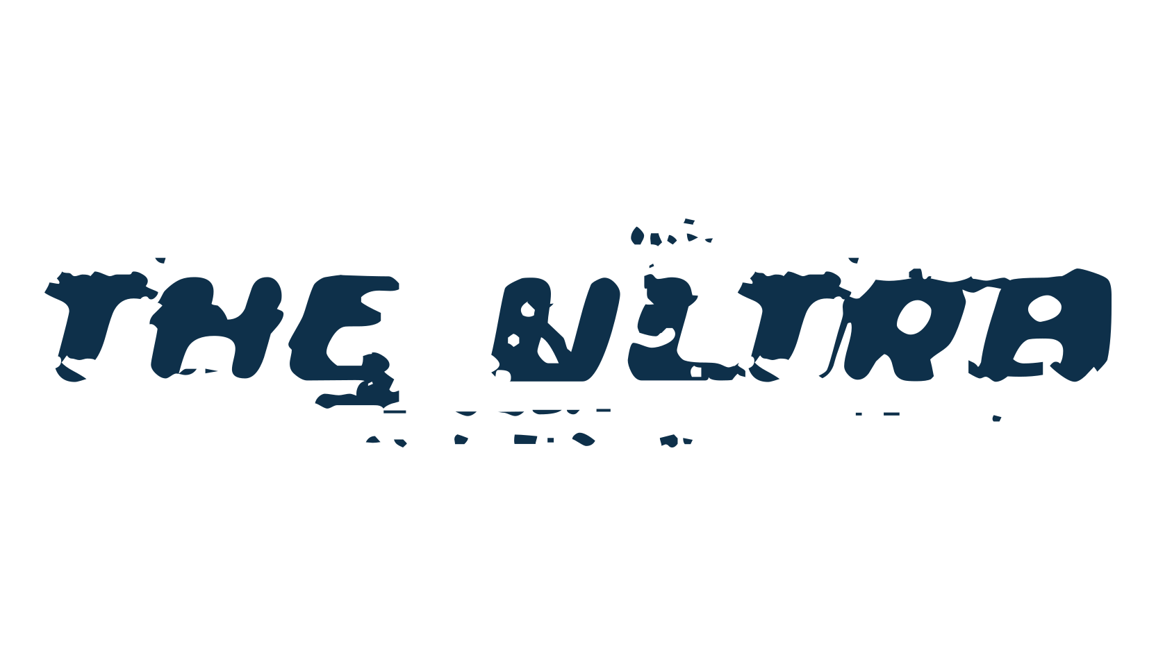 The Ultra, fancy destroy decorative font preview