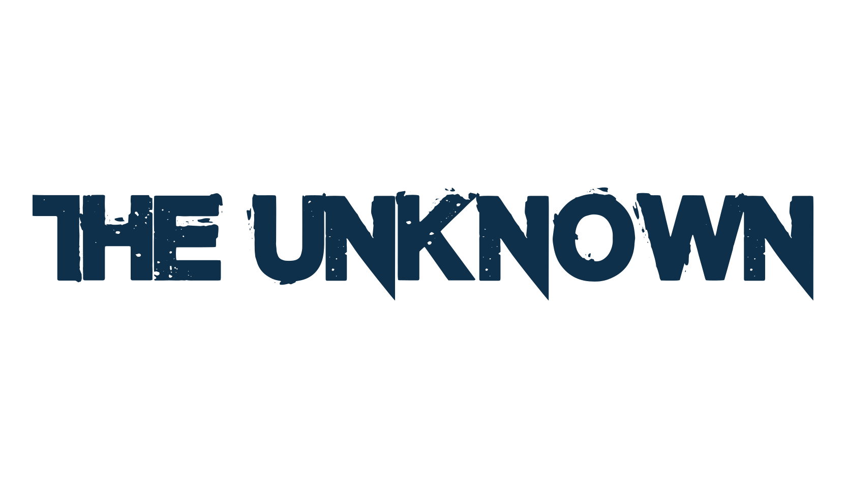 The Unknown, fancy eroded decorative font preview