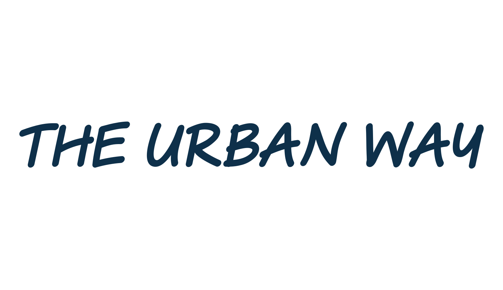 The Urban Way, fancy cartoon decorative comic font preview