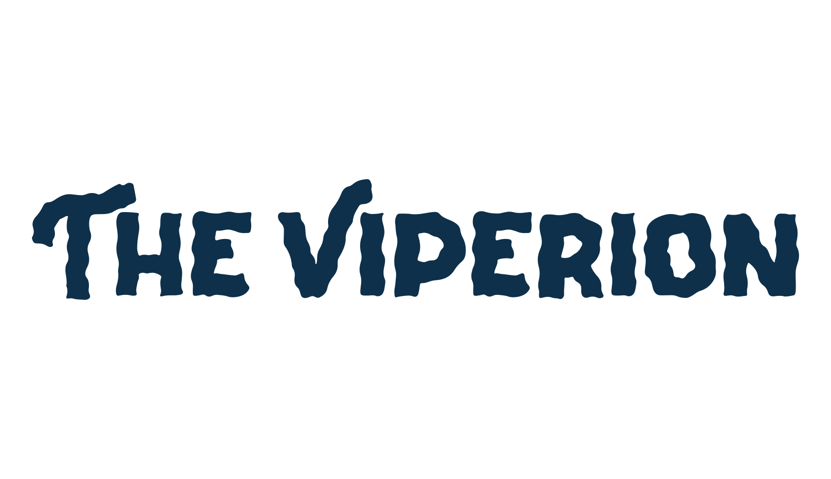 The Viperion, fancy distorted decorative font preview
