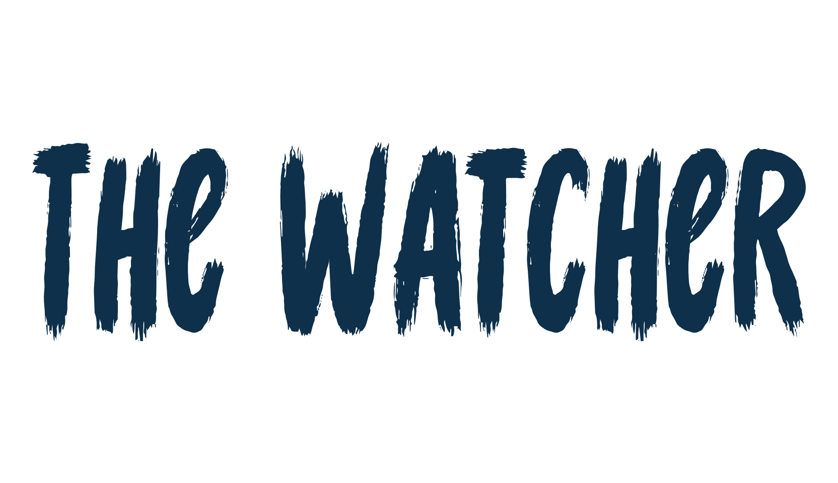 The Watcher, script brush fancy decorative calligraphy font preview