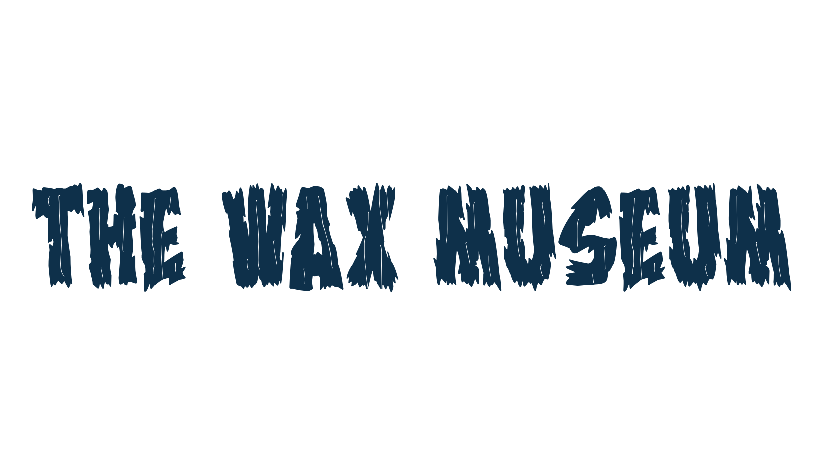 The Wax Museum, holiday halloween fancy decorative horror font preview