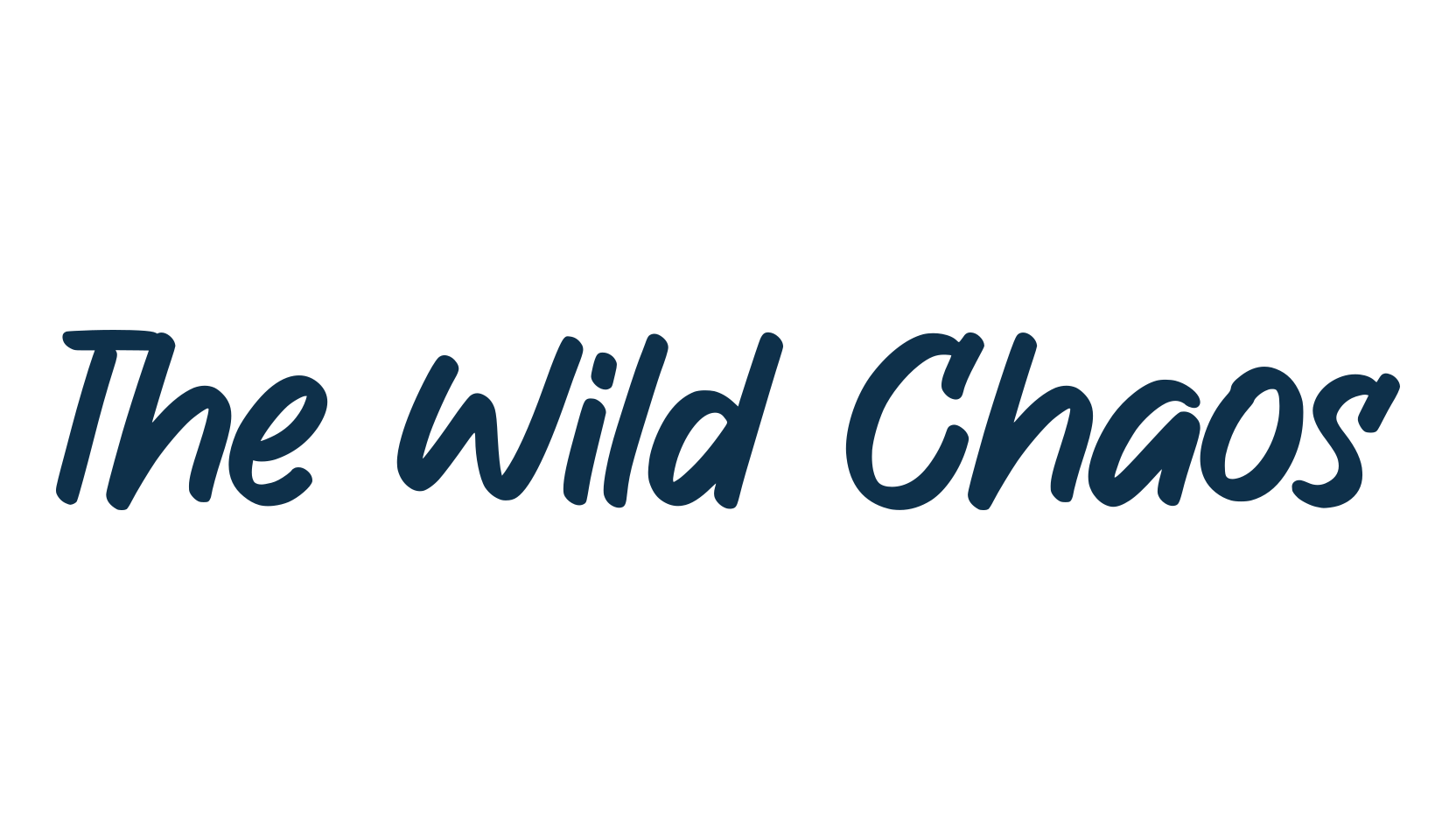 The Wild Chaos, handwriting font preview