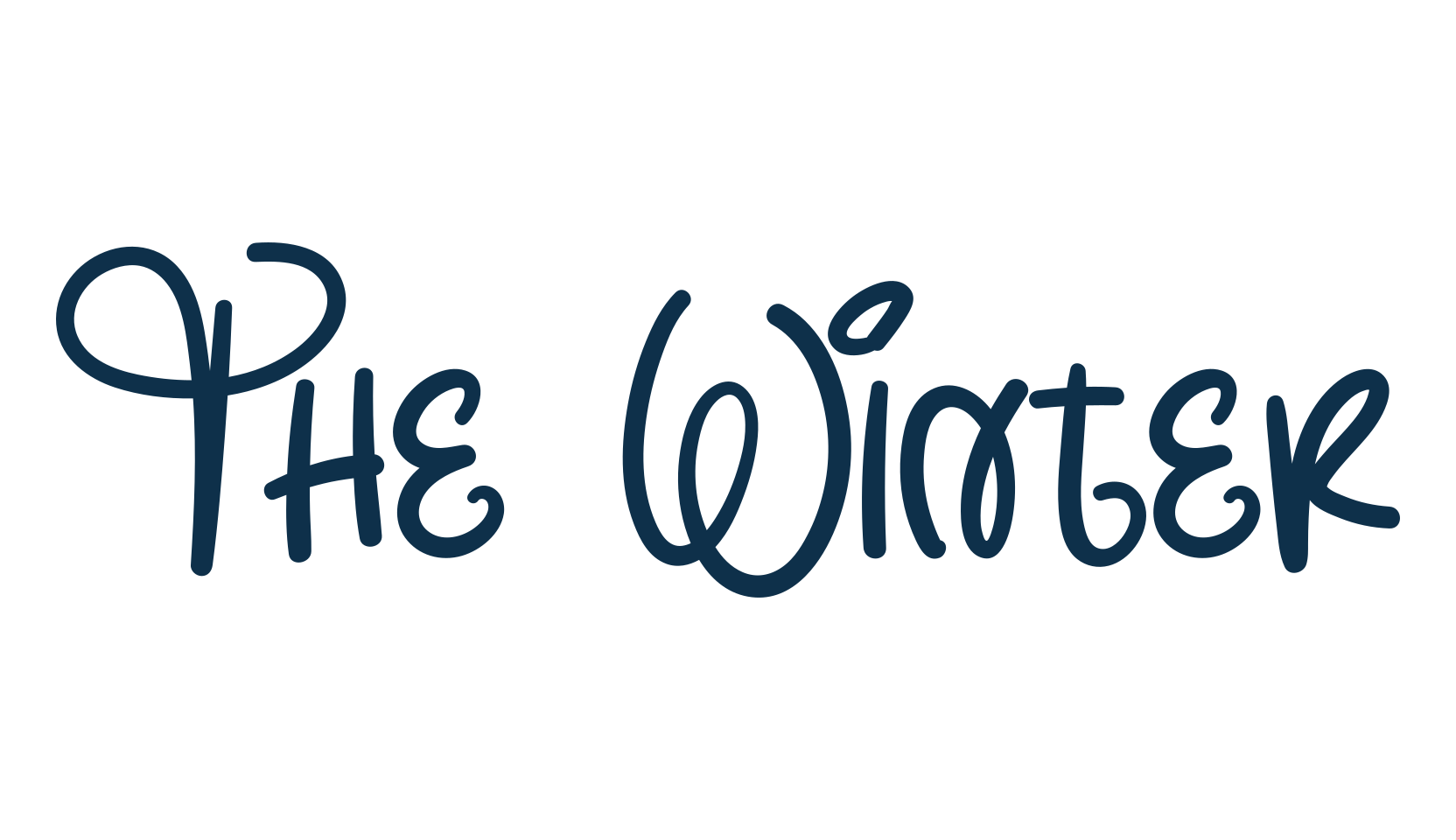 The Winter (the-winter-5), script handwritten fancy decorative calligraphy font preview