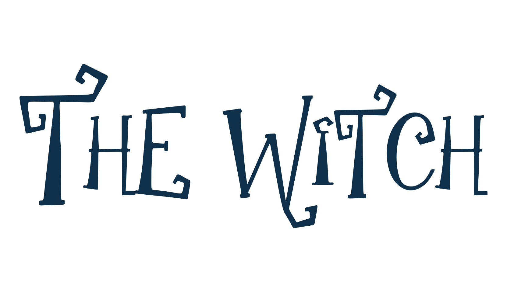 The Witch, fancy decorative font preview