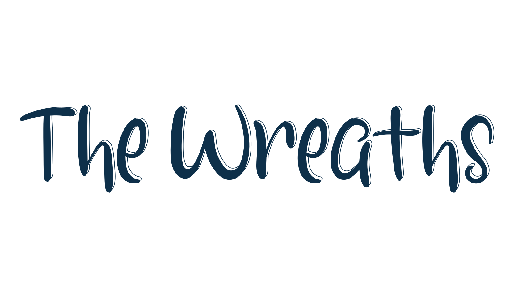 The Wreaths, fancy various decorative script calligraphy font preview