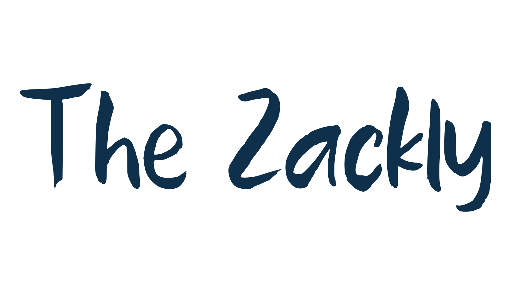 The Zackly, script handwritten fancy decorative calligraphy font preview