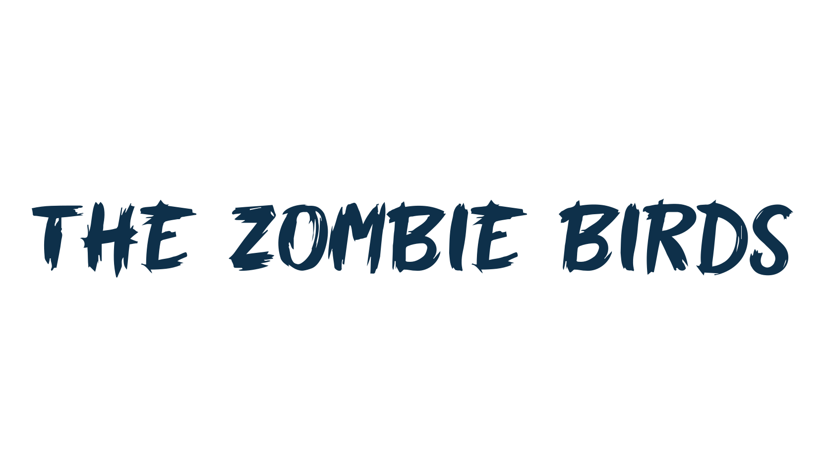 The Zombie Birds, holiday halloween fancy decorative horror font preview