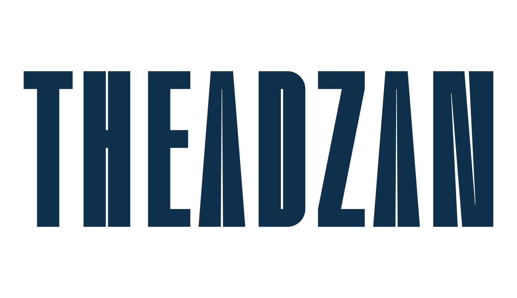 Theadzan, sans serif font preview