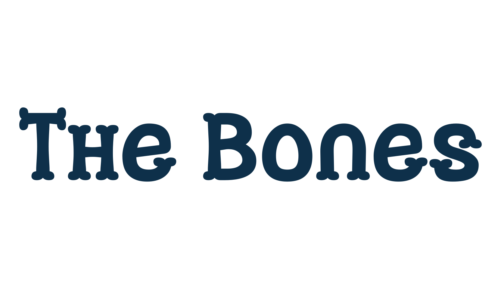 The Bones (thebones), fancy decorative font preview