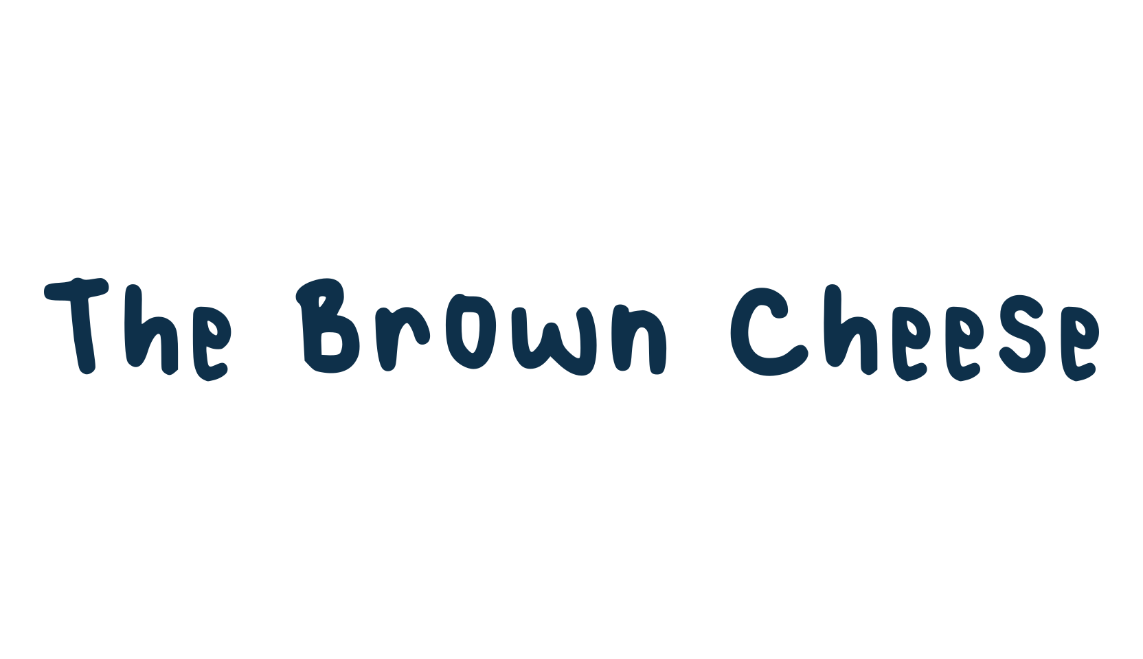 The Brown Cheese, script handwritten fancy decorative calligraphy font preview