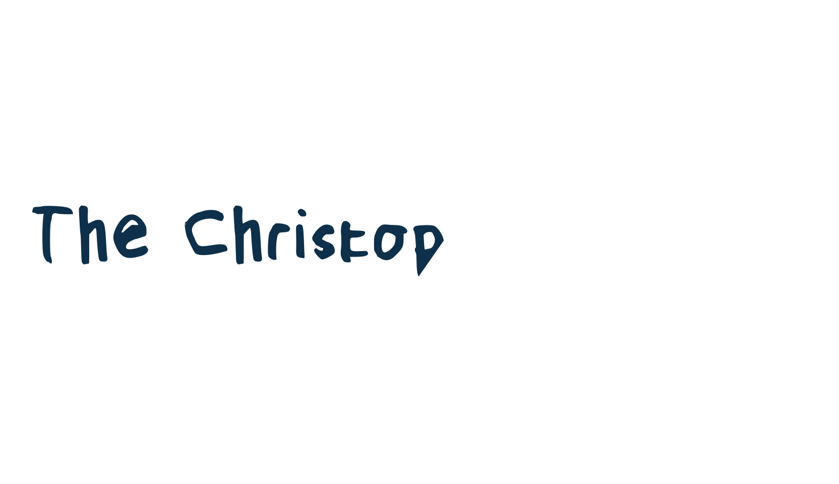 The Christopher Harvey, handwriting font preview