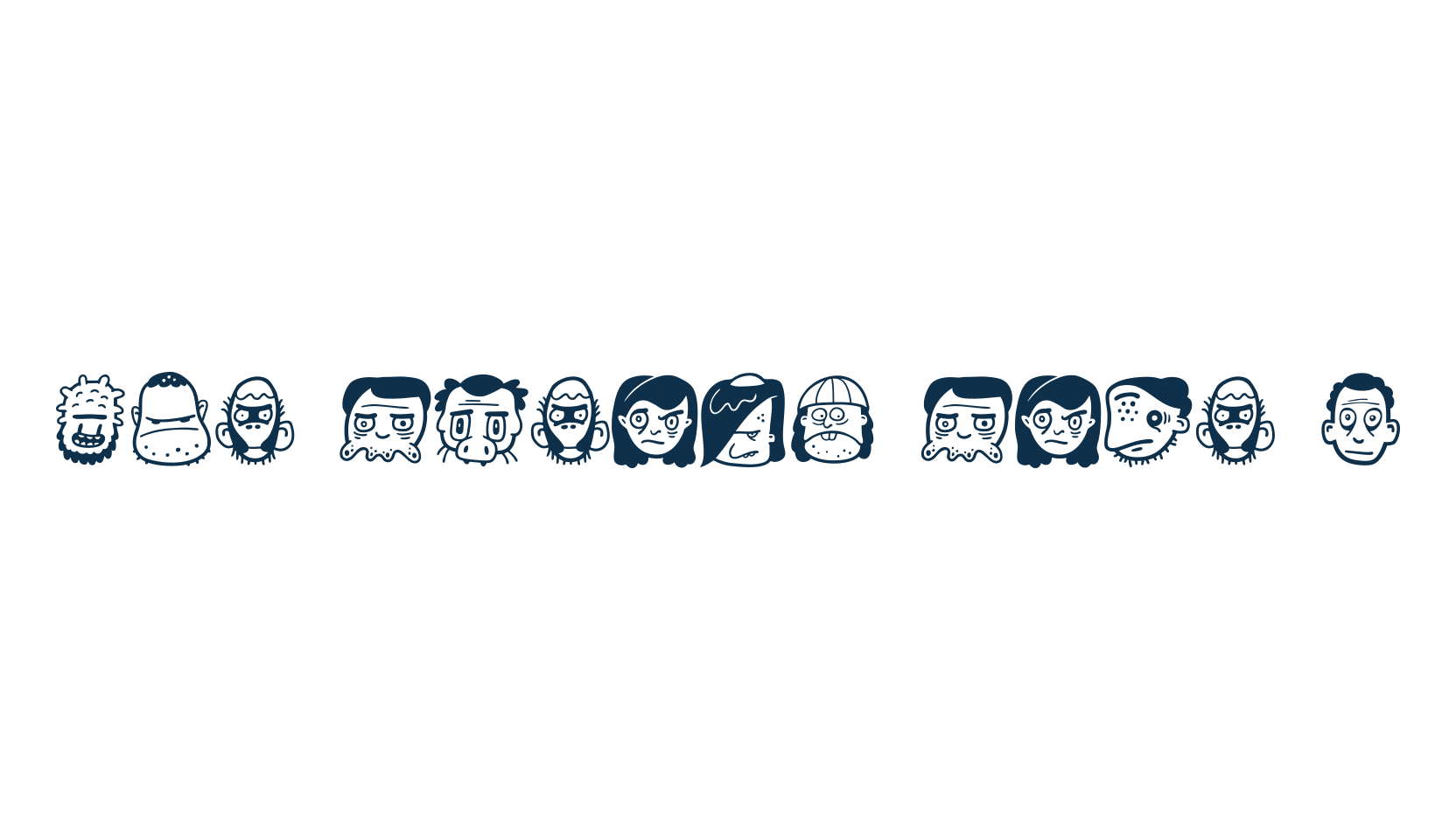 The Freaky Face 2, display market font preview