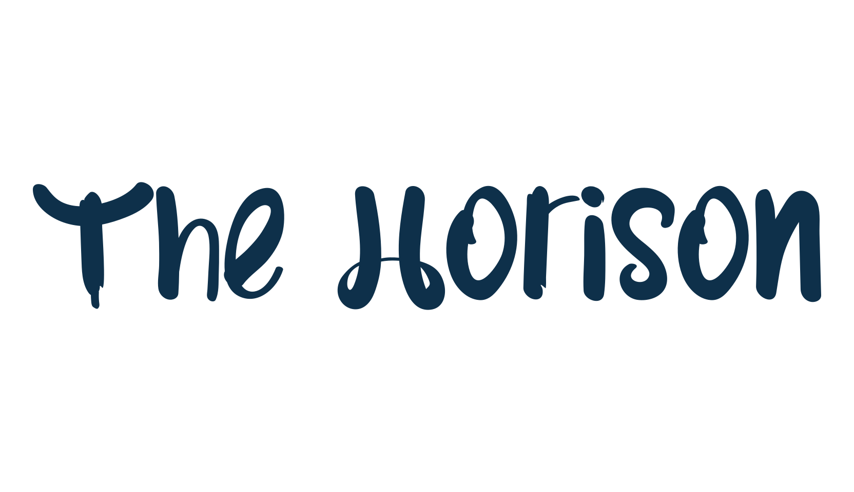 The Horison, brush font preview