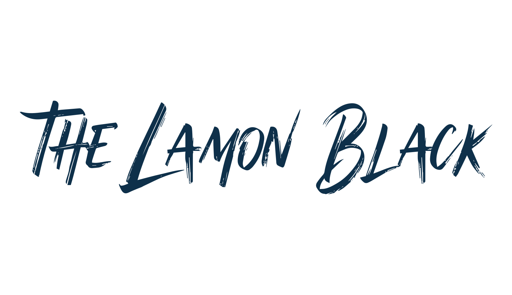 The Lamon Black, script brush fancy decorative calligraphy font preview