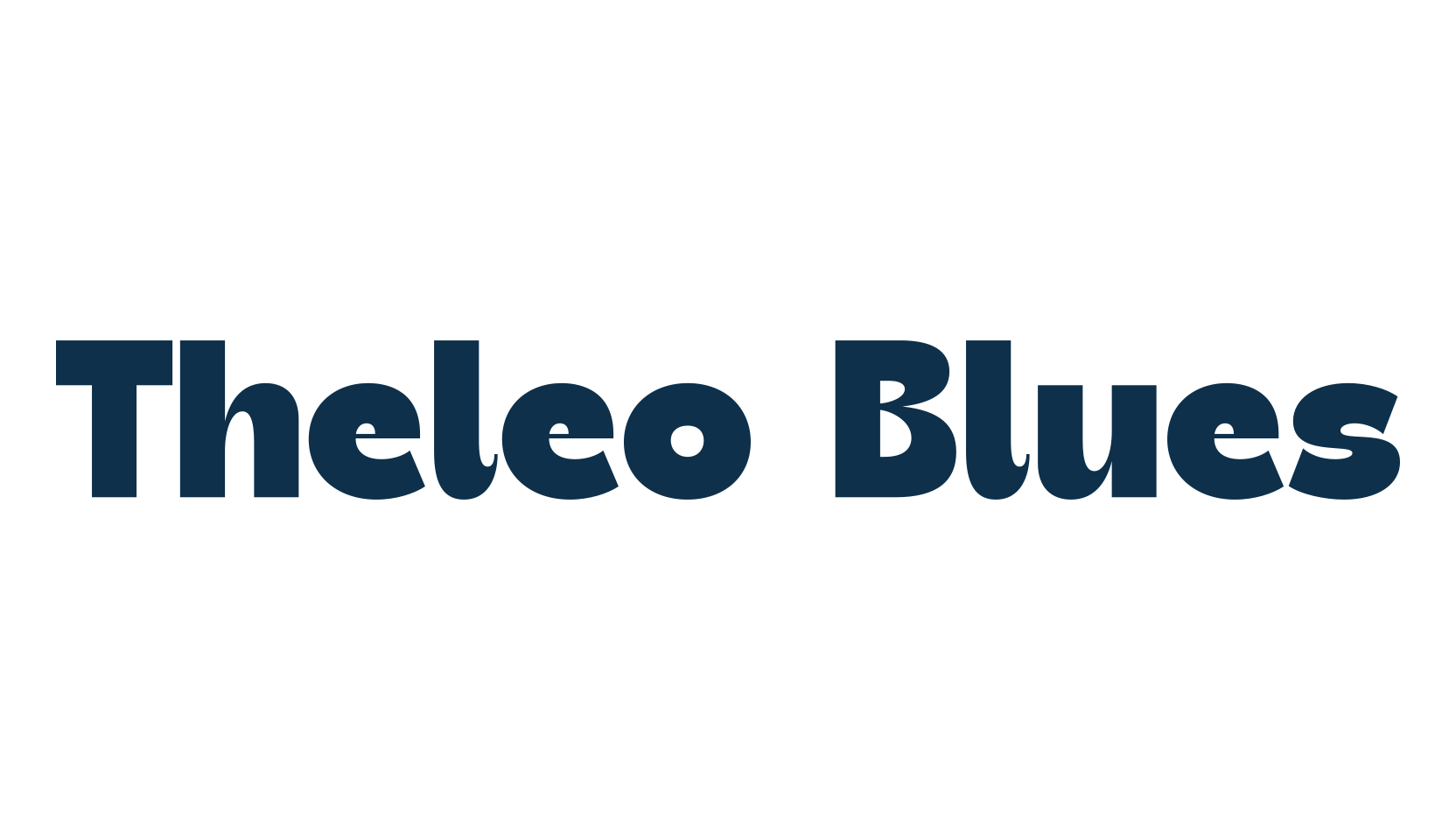 Theleo Blues, basic sans serif font preview