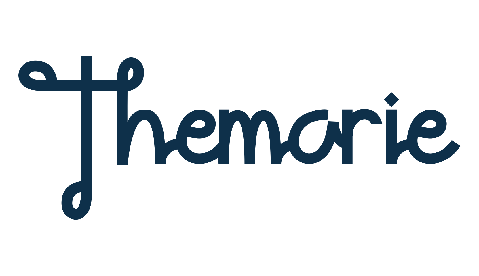 Themarie, fancy various decorative font preview