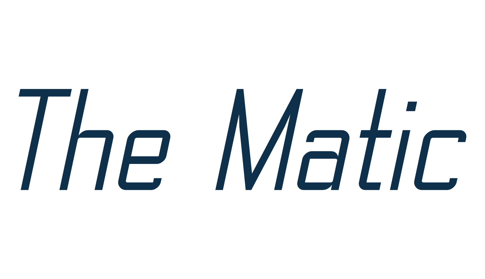 The Matic, basic sans serif font preview