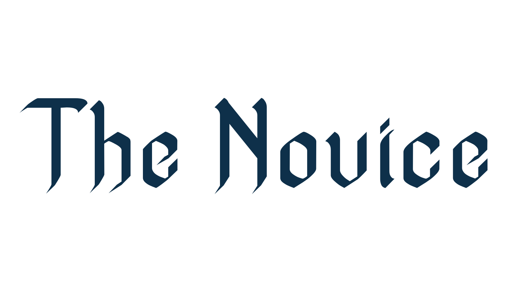 The Novice, gothic modern font preview