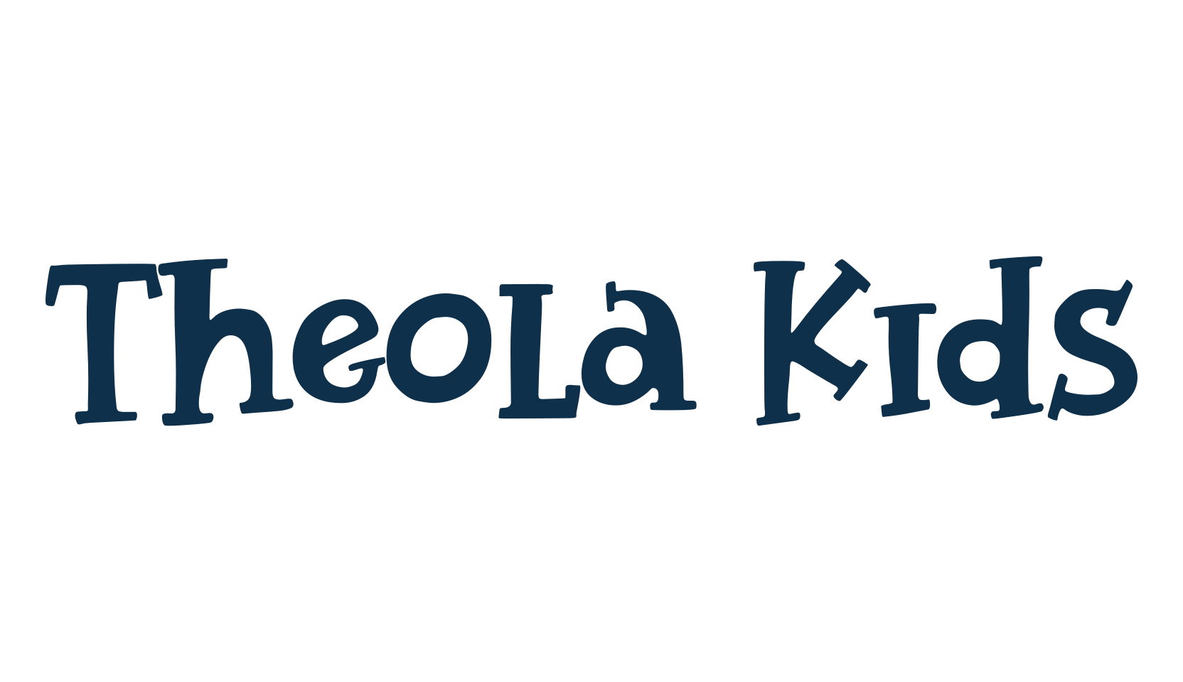 Theola Kids, fancy cartoon decorative font preview