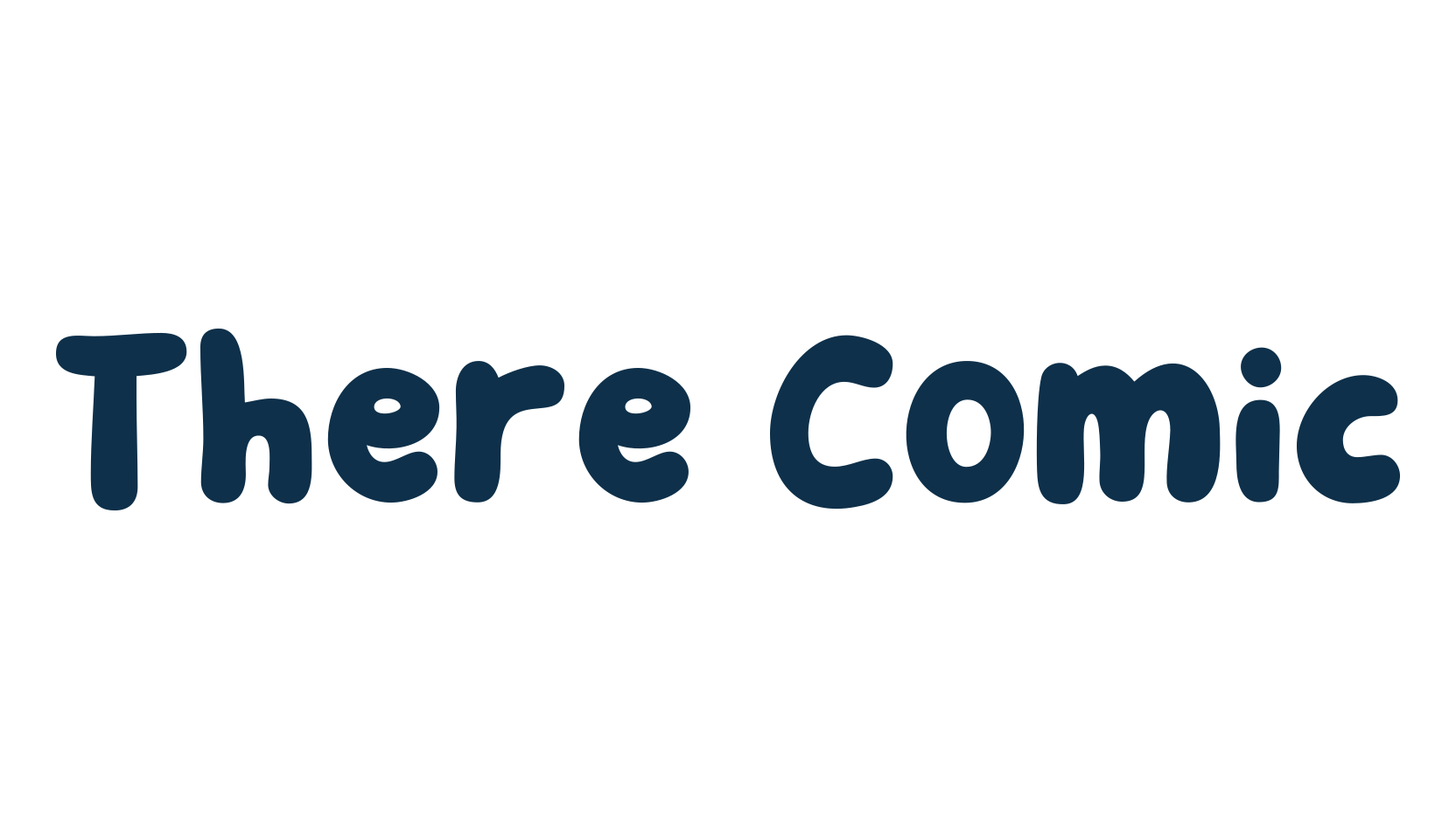 There Comic, cartoon font preview