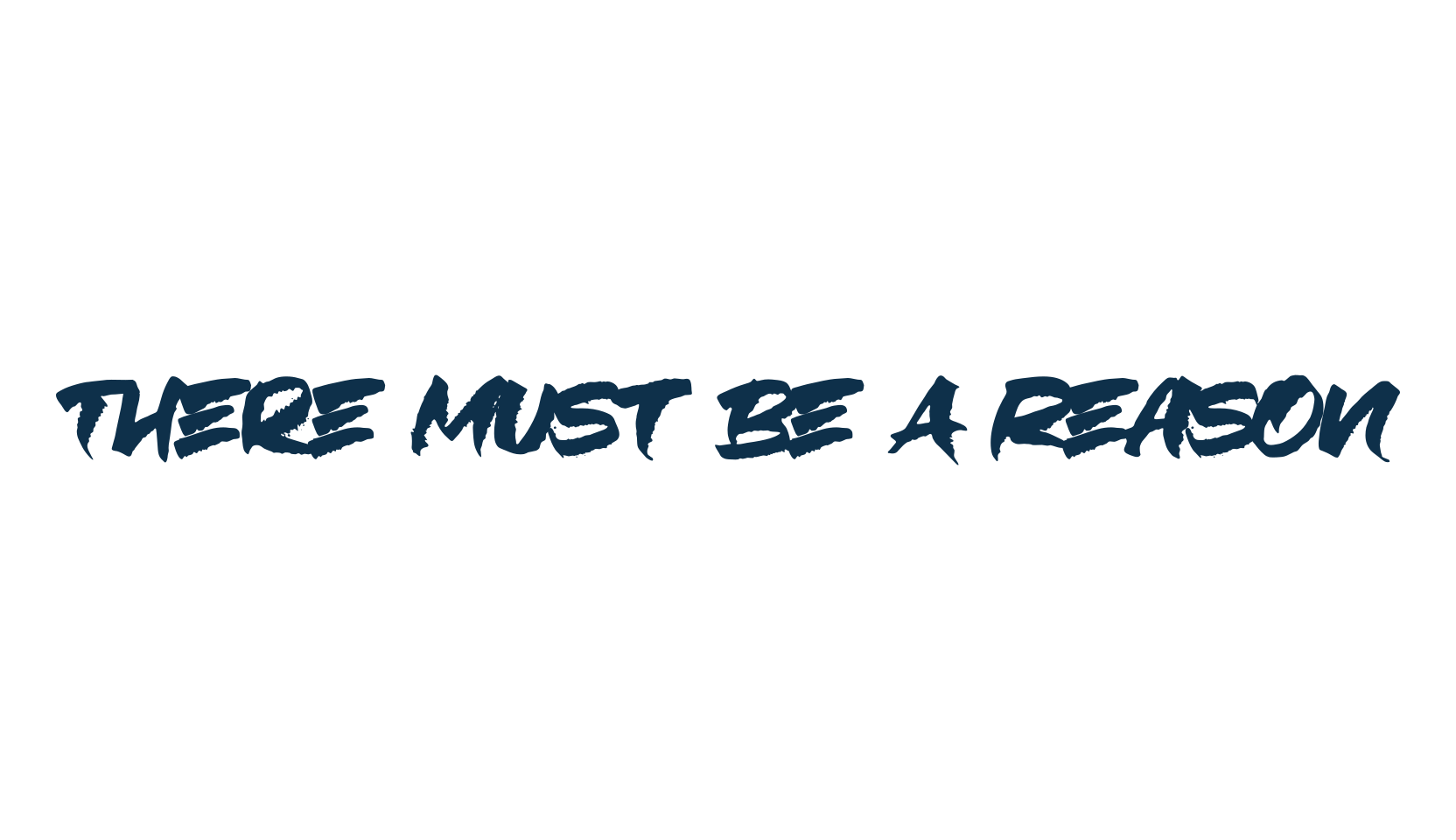 There Must Be A Reason, script brush fancy decorative calligraphy font preview