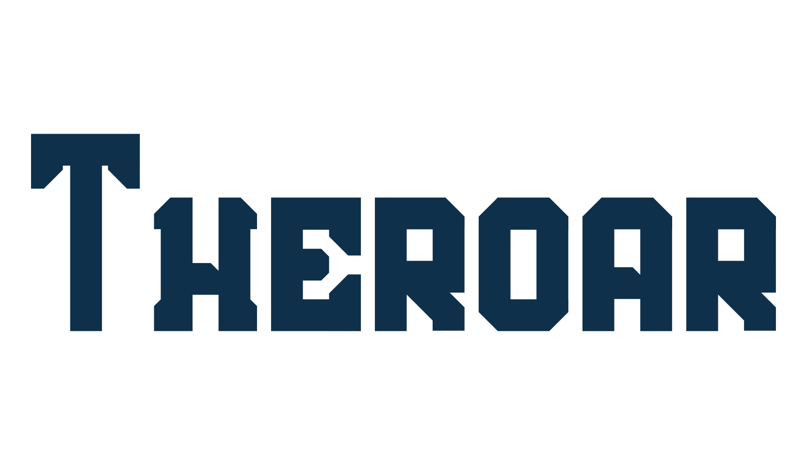 Theroar, gothic modern font preview